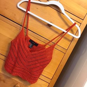 Forever 21 crochet crop top S